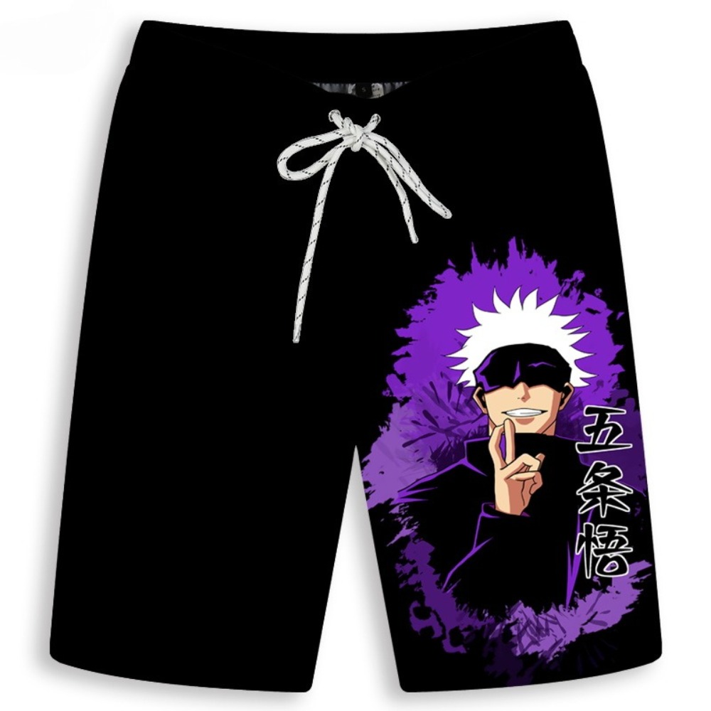Anime Merchandise Store In Japan - Gojo satoru masculino impresso shorts homem