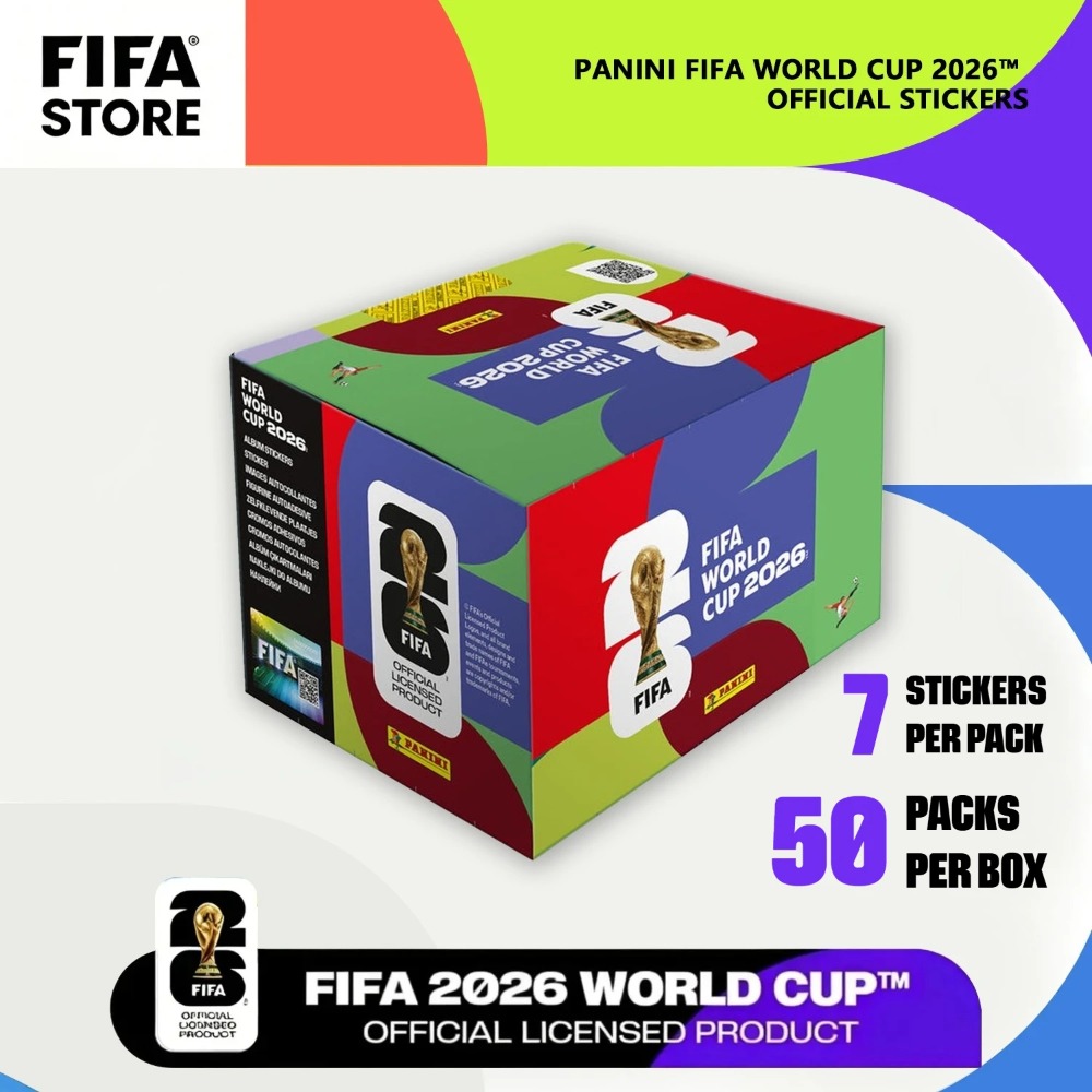 Sticker Sheet Set - Caixa de Adesivos Panini da Copa