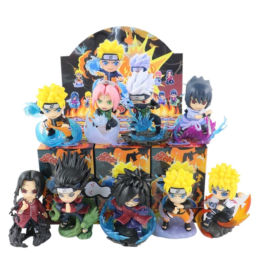 Anime Merchandise For Kids - 1-9 Estilos de Figuras Naruto Versão
