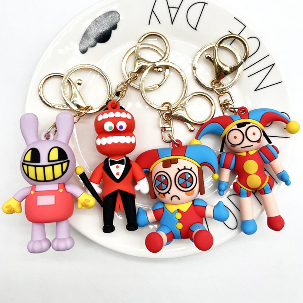 Anime Merchandise For Girls - Chaveiro Boneco do Incrível Circo Digital,