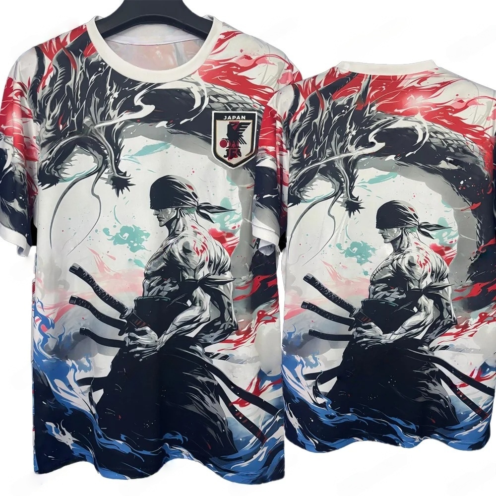 Camisas de Futebol Estilo Samu - Zoro Anime Merchandise avaliação e preço