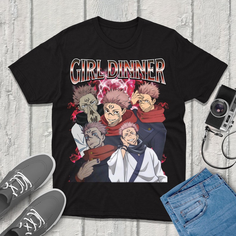Sukuna jujutsu-kaisen camiseta - Jjk Anime Merchandise avaliação e preço