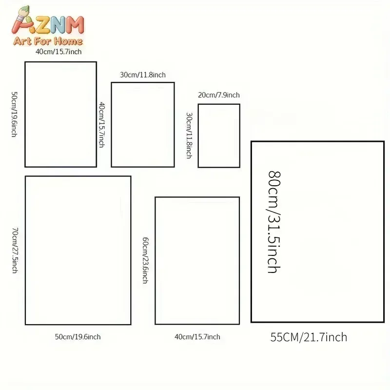 1 unidade AZMNHot Pôster de An - Anime Merchandise Posters avaliação e preço
