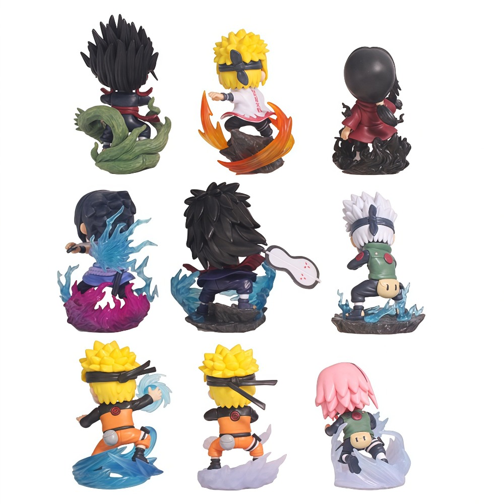 1-9 Estilos de Figuras Naruto  - Anime Merchandise For Kids avaliação e preço