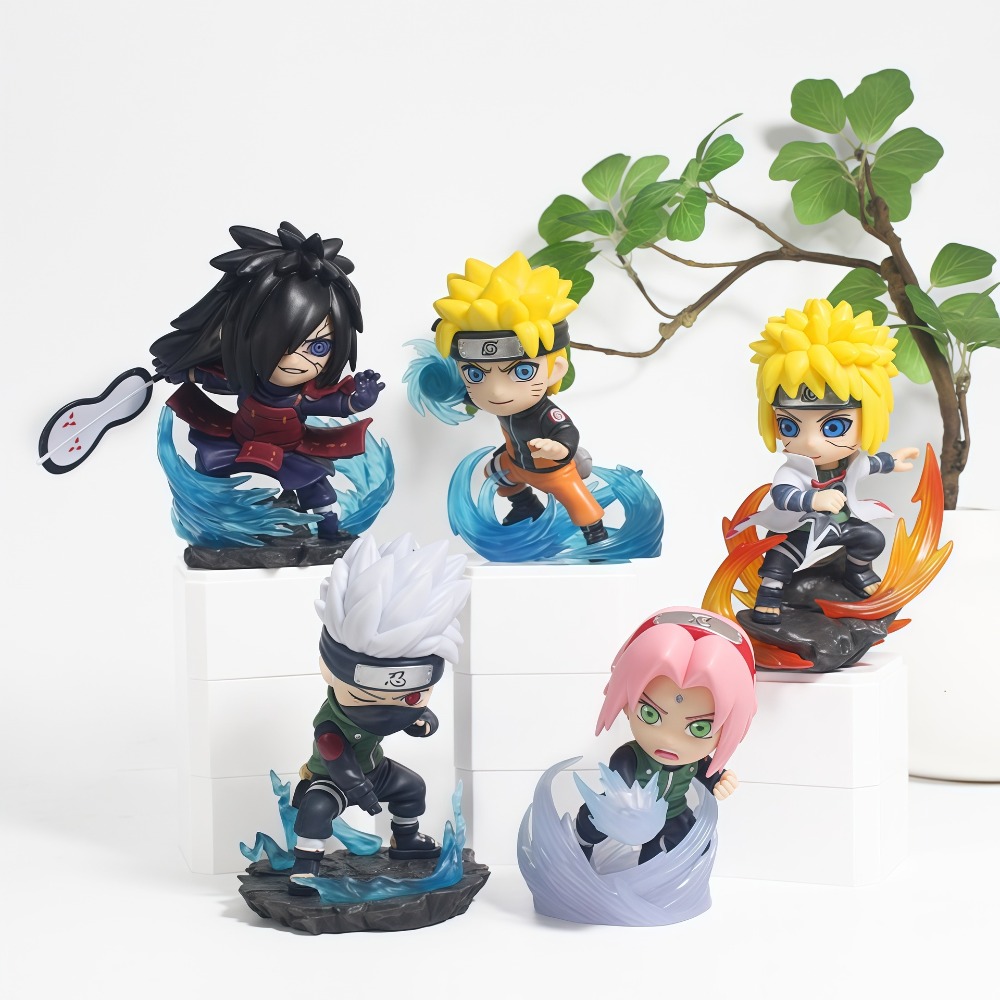 1-9 Estilos de Figuras Naruto  - Anime Merchandise For Kids avaliação e preço