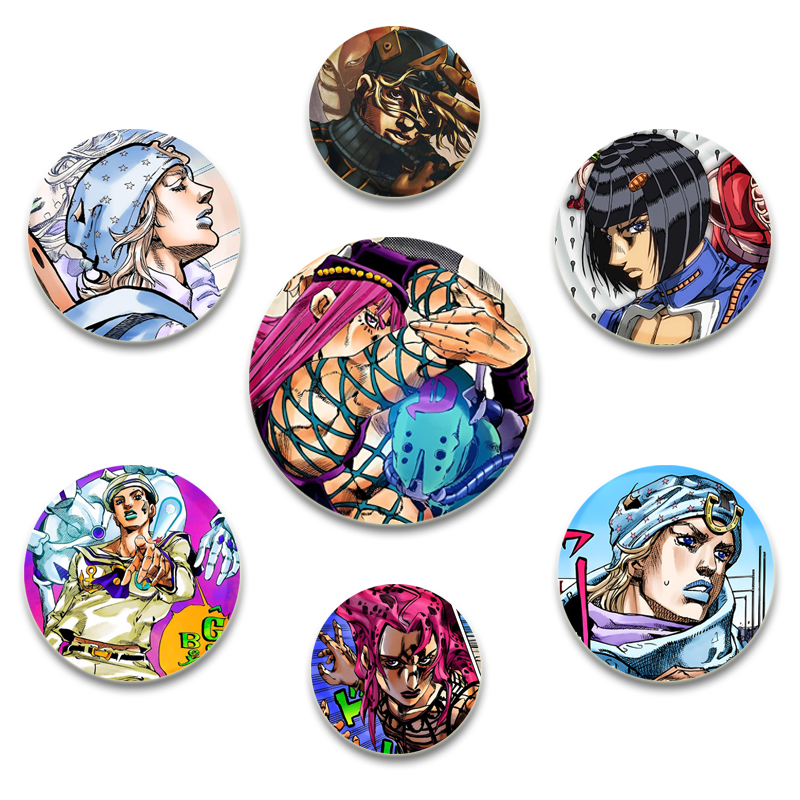 32/44/58mm JoJo Bizarre Advent - Jjk Anime Merchandise avaliação e preço