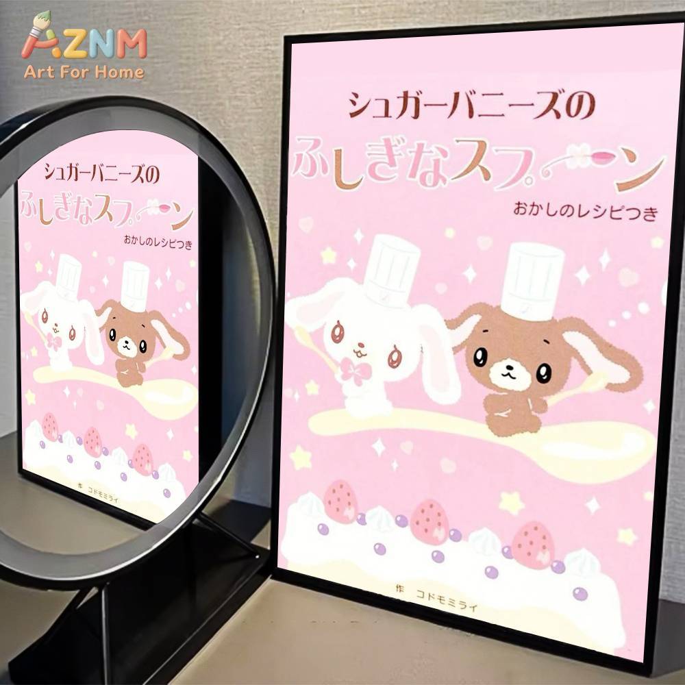 1pc AZMN Sugarbunnies Anime Ka - Anime Merchandise Posters avaliação e preço