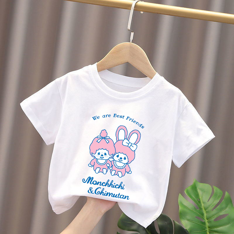 Camisetas infantis monchhichi, - Anime Merchandise For Girls avaliação e preço