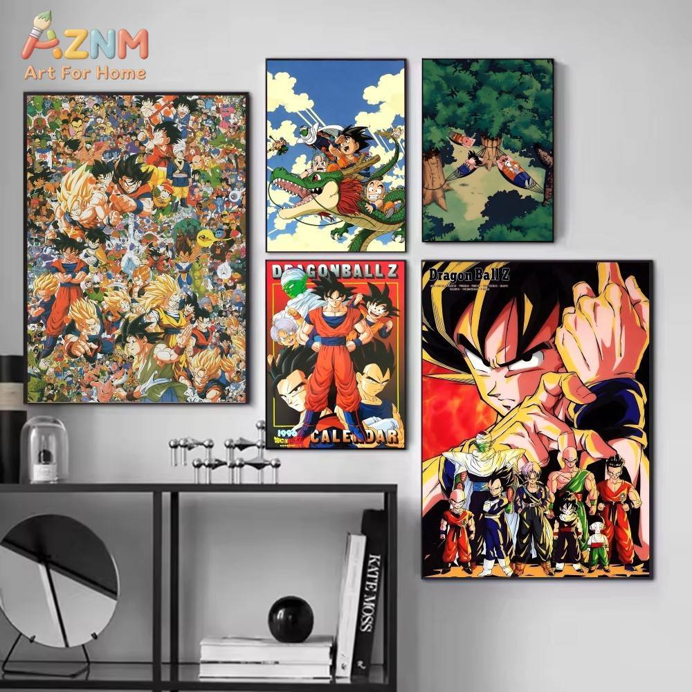 AZNM Dragon Ball Z Impressão e - Anime Merchandise Posters avaliação e preço