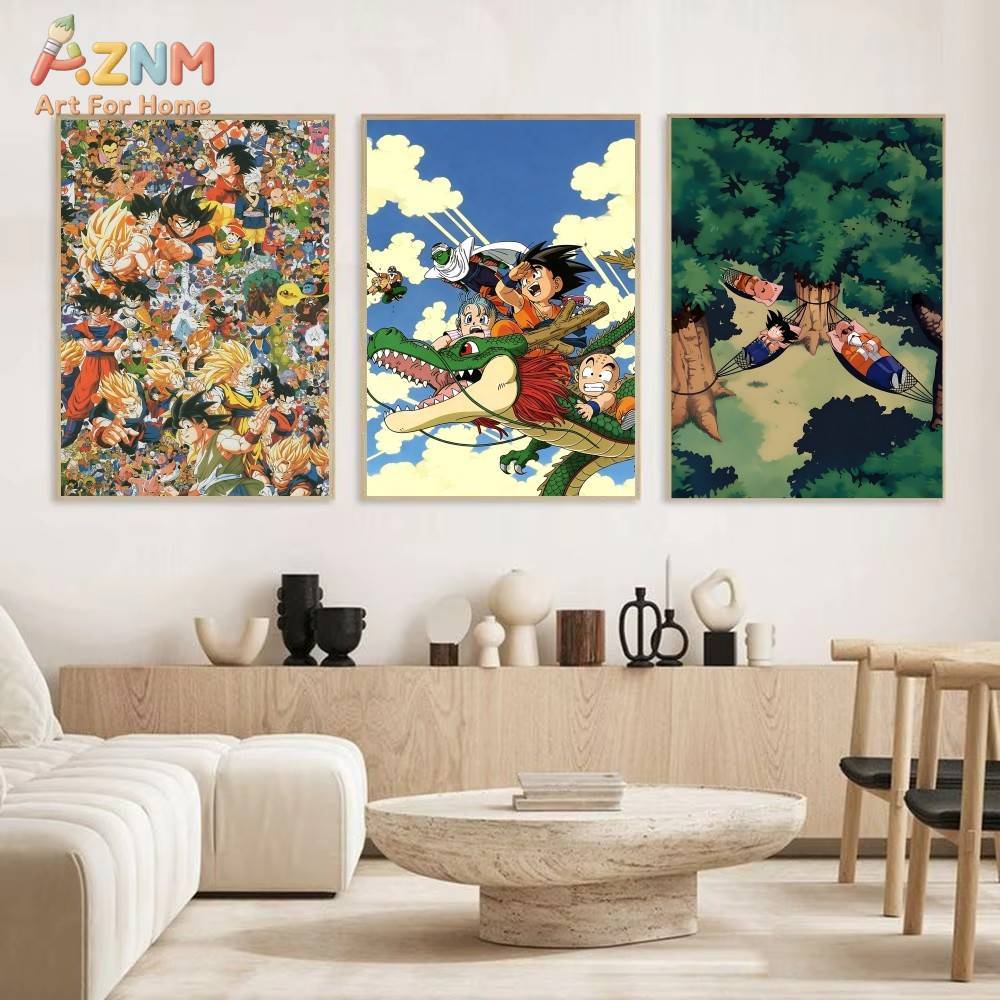 AZNM Dragon Ball Z Impressão e - Anime Merchandise Posters avaliação e preço