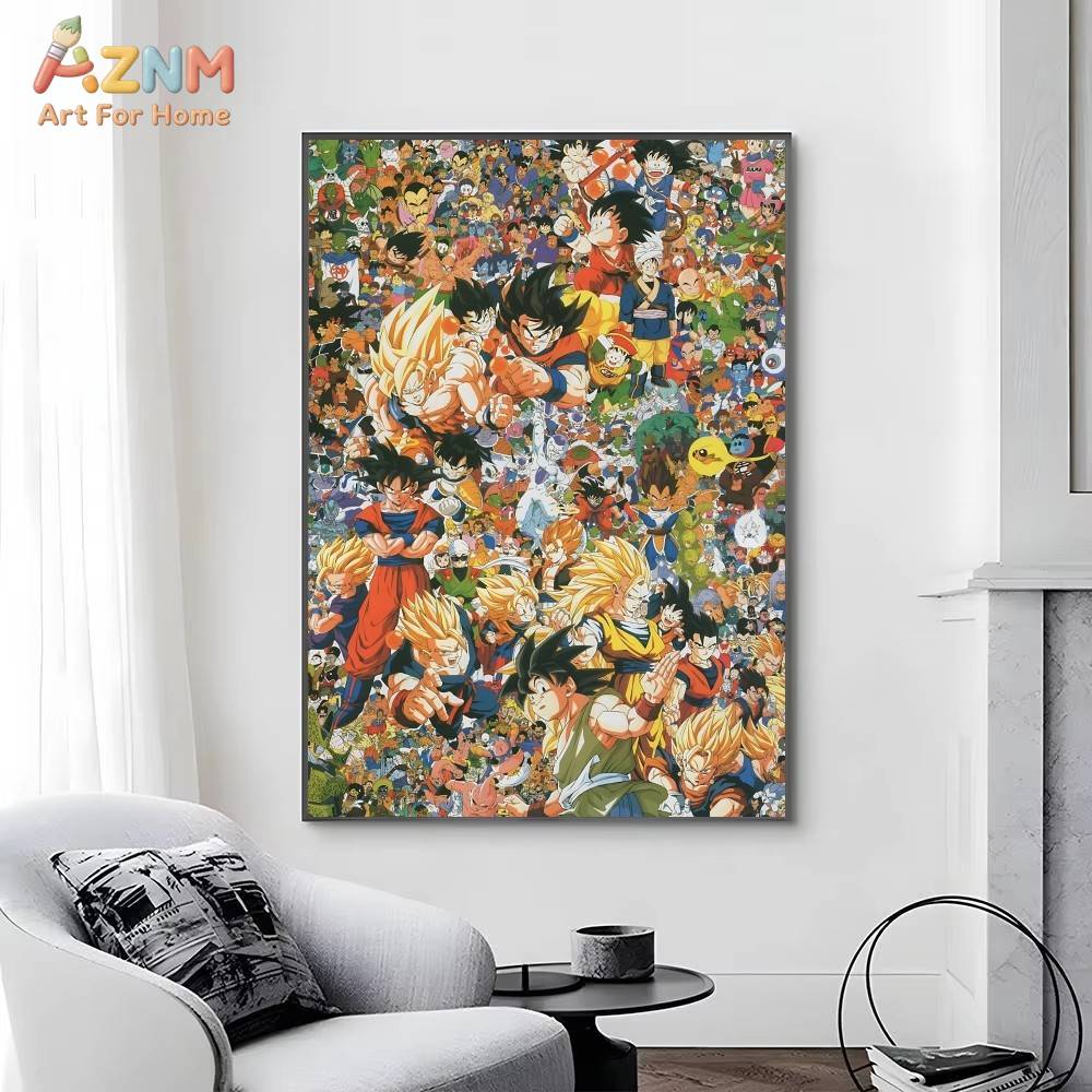 AZNM Dragon Ball Z Impressão e - Anime Merchandise Posters avaliação e preço