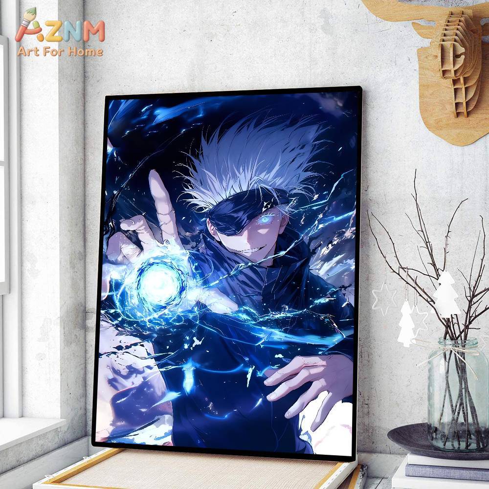 AZNM Jujutsu Kaisen Gojo Sator - Anime Merchandise Posters avaliação e preço