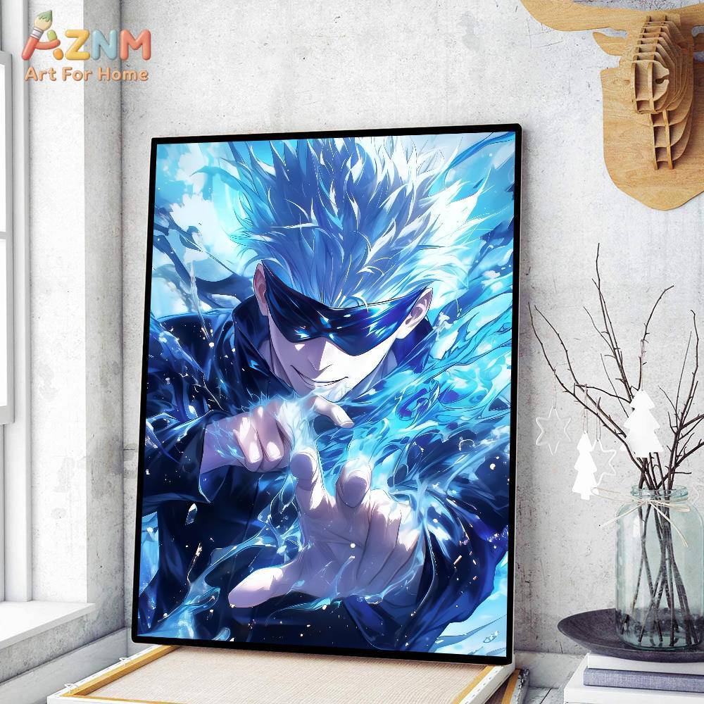 AZNM Jujutsu Kaisen Gojo Sator - Anime Merchandise Posters avaliação e preço