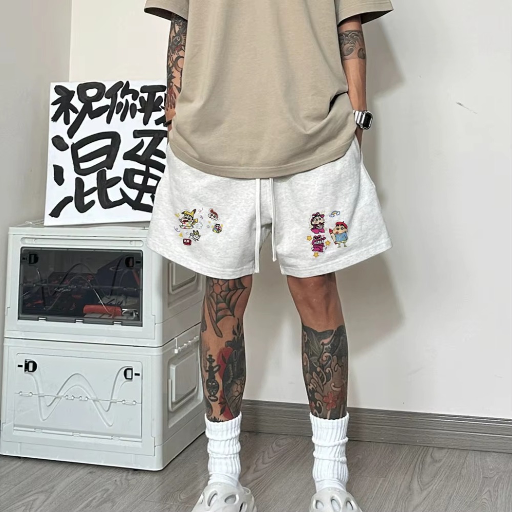 Novos shorts masculinos crayon - Anime Merchandise Store In Japan avaliação e preço